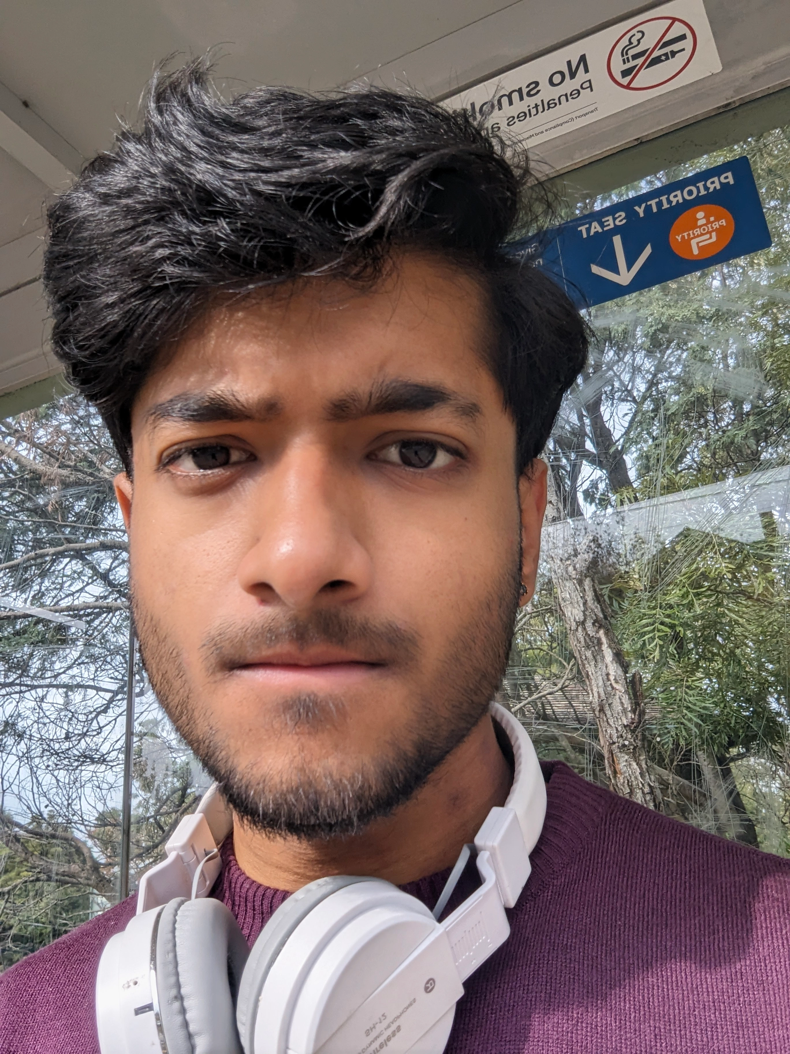 A standard selfie